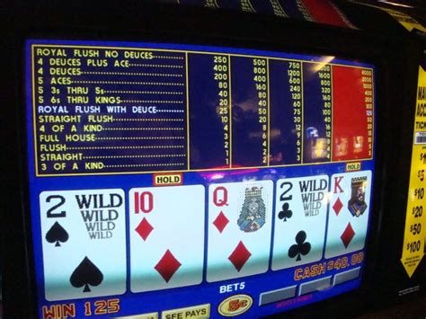 casino bonus deuces wild 1 hand  These act as wild cards, which can replace any other card and result in a winning hand